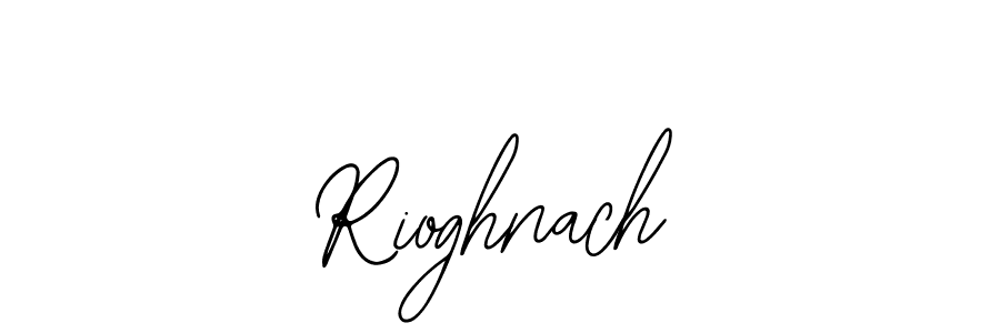 Create a beautiful signature design for name Rioghnach. With this signature (Bearetta-2O07w) fonts, you can make a handwritten signature for free. Rioghnach signature style 12 images and pictures png