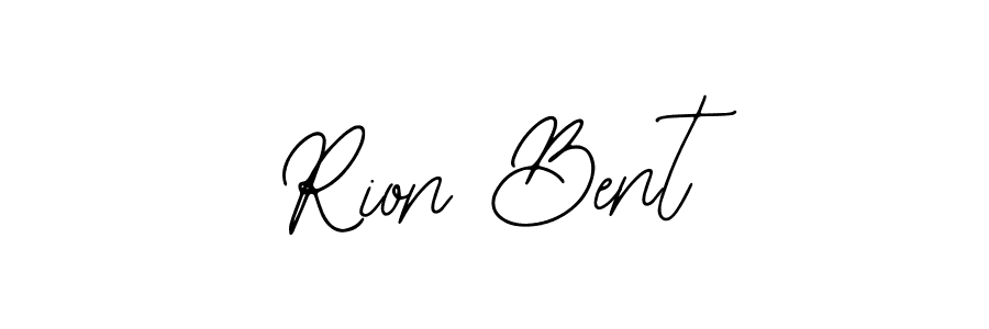 How to make Rion Bent signature? Bearetta-2O07w is a professional autograph style. Create handwritten signature for Rion Bent name. Rion Bent signature style 12 images and pictures png