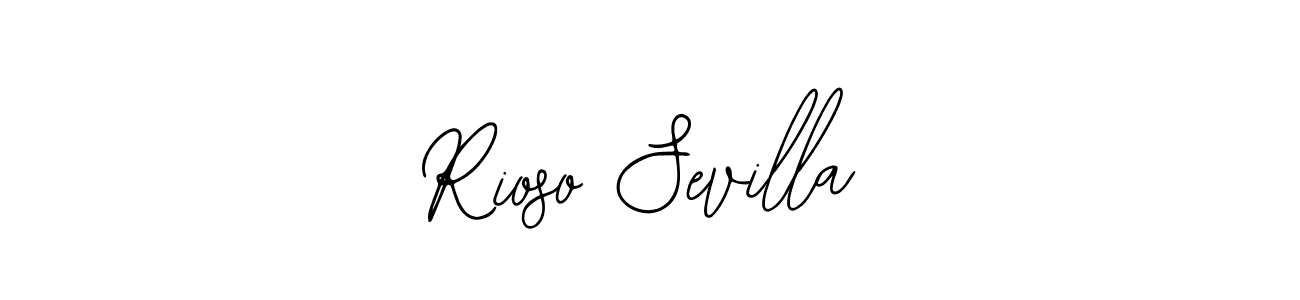 Make a beautiful signature design for name Rioso Sevilla. With this signature (Bearetta-2O07w) style, you can create a handwritten signature for free. Rioso Sevilla signature style 12 images and pictures png