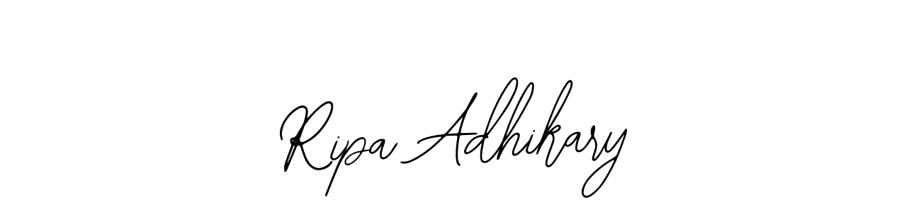 Also You can easily find your signature by using the search form. We will create Ripa Adhikary name handwritten signature images for you free of cost using Bearetta-2O07w sign style. Ripa Adhikary signature style 12 images and pictures png