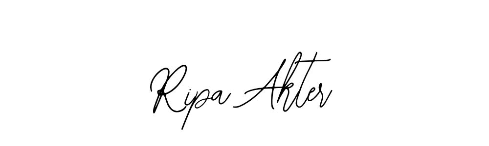 You should practise on your own different ways (Bearetta-2O07w) to write your name (Ripa Akter) in signature. don't let someone else do it for you. Ripa Akter signature style 12 images and pictures png