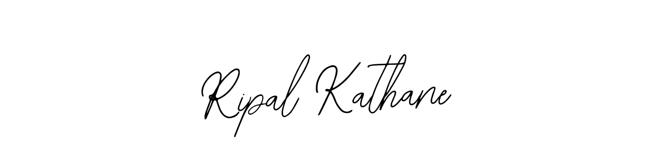 Also You can easily find your signature by using the search form. We will create Ripal Kathane name handwritten signature images for you free of cost using Bearetta-2O07w sign style. Ripal Kathane signature style 12 images and pictures png