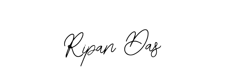 You should practise on your own different ways (Bearetta-2O07w) to write your name (Ripan Das) in signature. don't let someone else do it for you. Ripan Das signature style 12 images and pictures png