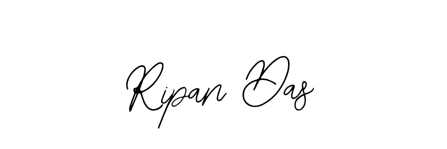 You should practise on your own different ways (Bearetta-2O07w) to write your name (Ripan Das) in signature. don't let someone else do it for you. Ripan Das signature style 12 images and pictures png