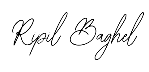 Enhance your business communications with Ripil Baghel signature in Bearetta-2O07w lettering. Clean, modern, and universally compatible. Ripil Baghel signature style 12 images and pictures png