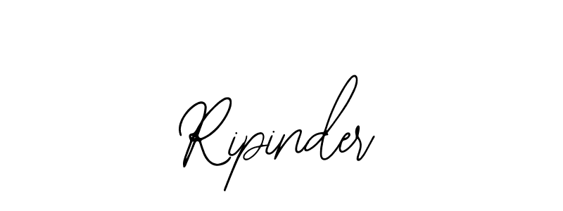 How to make Ripinder name signature. Use Bearetta-2O07w style for creating short signs online. This is the latest handwritten sign. Ripinder signature style 12 images and pictures png