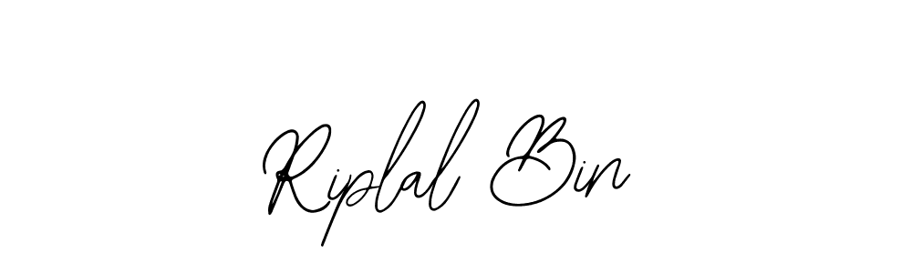 You can use this online signature creator to create a handwritten signature for the name Riplal Bin. This is the best online autograph maker. Riplal Bin signature style 12 images and pictures png