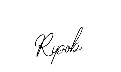 You should practise on your own different ways (Bearetta-2O07w) to write your name (Ripob) in signature. don't let someone else do it for you. Ripob signature style 12 images and pictures png