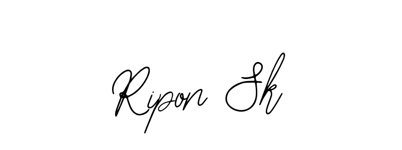 Also we have Ripon Sk name is the best signature style. Create professional handwritten signature collection using Bearetta-2O07w autograph style. Ripon Sk signature style 12 images and pictures png