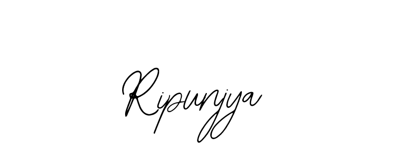 Create a beautiful signature design for name Ripunjya. With this signature (Bearetta-2O07w) fonts, you can make a handwritten signature for free. Ripunjya signature style 12 images and pictures png