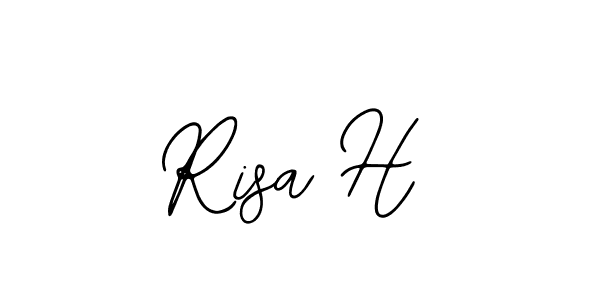 Bearetta-2O07w is a professional signature style that is perfect for those who want to add a touch of class to their signature. It is also a great choice for those who want to make their signature more unique. Get Risa H name to fancy signature for free. Risa H signature style 12 images and pictures png