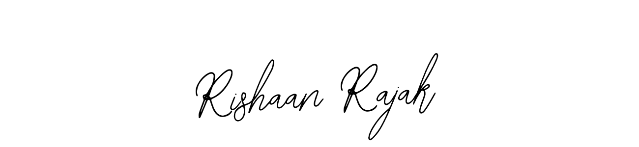 See photos of Rishaan Rajak official signature by Spectra . Check more albums & portfolios. Read reviews & check more about Bearetta-2O07w font. Rishaan Rajak signature style 12 images and pictures png