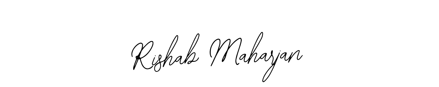Make a beautiful signature design for name Rishab Maharjan. Use this online signature maker to create a handwritten signature for free. Rishab Maharjan signature style 12 images and pictures png