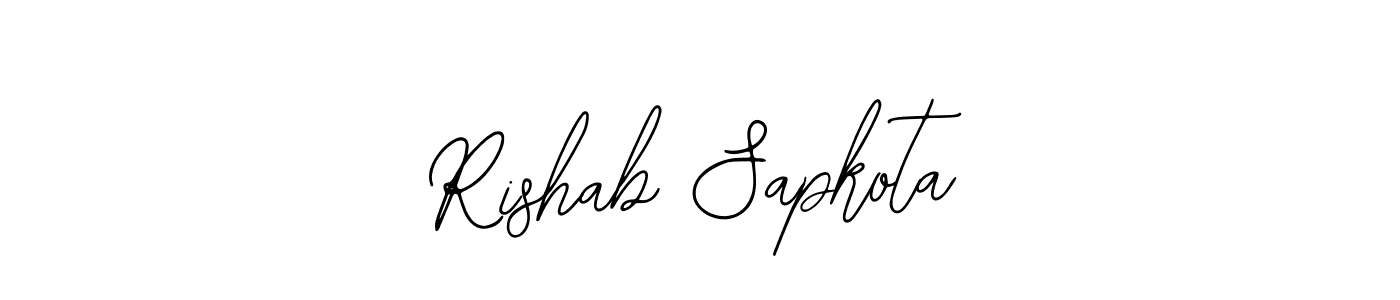 How to make Rishab Sapkota signature? Bearetta-2O07w is a professional autograph style. Create handwritten signature for Rishab Sapkota name. Rishab Sapkota signature style 12 images and pictures png