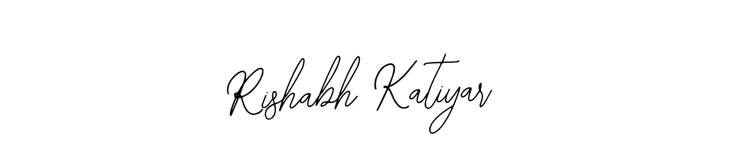 How to make Rishabh Katiyar signature? Bearetta-2O07w is a professional autograph style. Create handwritten signature for Rishabh Katiyar name. Rishabh Katiyar signature style 12 images and pictures png