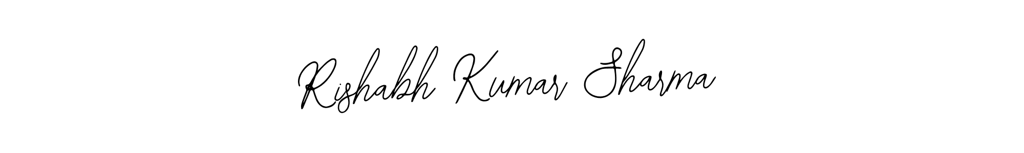 Use a signature maker to create a handwritten signature online. With this signature software, you can design (Bearetta-2O07w) your own signature for name Rishabh Kumar Sharma. Rishabh Kumar Sharma signature style 12 images and pictures png