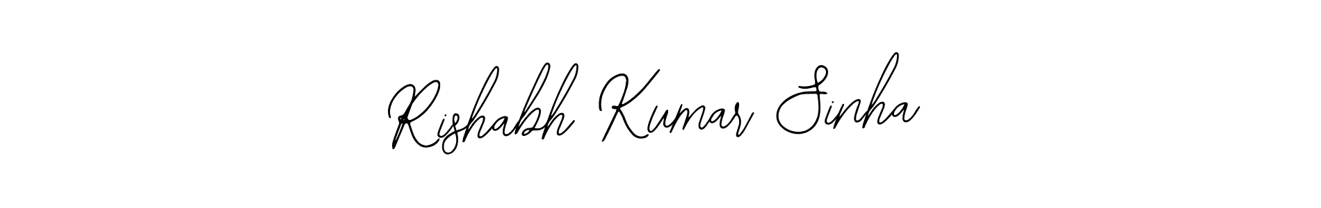 You should practise on your own different ways (Bearetta-2O07w) to write your name (Rishabh Kumar Sinha) in signature. don't let someone else do it for you. Rishabh Kumar Sinha signature style 12 images and pictures png