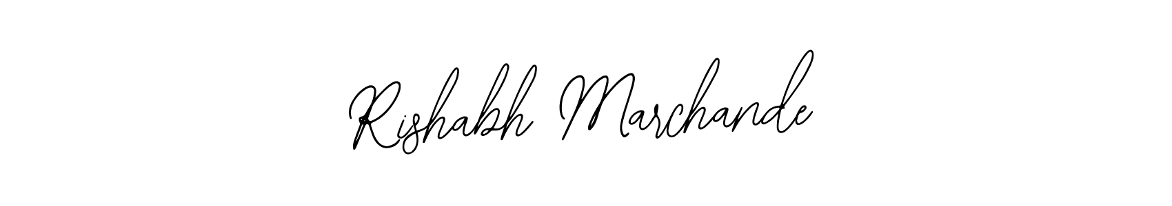 Make a beautiful signature design for name Rishabh Marchande. Use this online signature maker to create a handwritten signature for free. Rishabh Marchande signature style 12 images and pictures png
