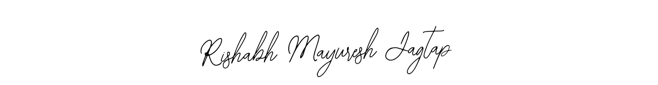 Rishabh Mayuresh Jagtap stylish signature style. Best Handwritten Sign (Bearetta-2O07w) for my name. Handwritten Signature Collection Ideas for my name Rishabh Mayuresh Jagtap. Rishabh Mayuresh Jagtap signature style 12 images and pictures png