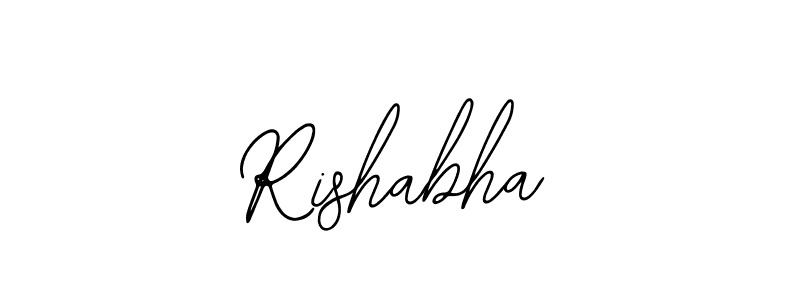 if you are searching for the best signature style for your name Rishabha. so please give up your signature search. here we have designed multiple signature styles  using Bearetta-2O07w. Rishabha signature style 12 images and pictures png