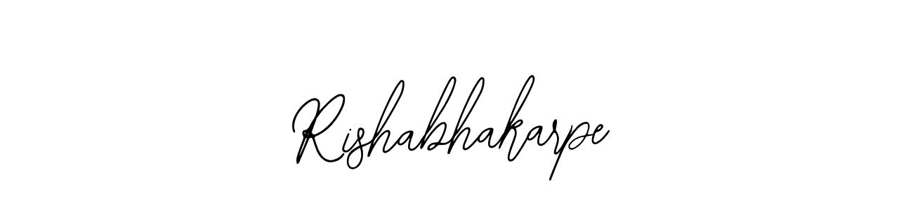 How to Draw Rishabhakarpe signature style? Bearetta-2O07w is a latest design signature styles for name Rishabhakarpe. Rishabhakarpe signature style 12 images and pictures png