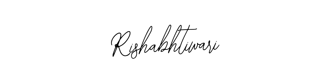 How to make Rishabhtiwari name signature. Use Bearetta-2O07w style for creating short signs online. This is the latest handwritten sign. Rishabhtiwari signature style 12 images and pictures png