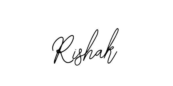 How to make Rishak signature? Bearetta-2O07w is a professional autograph style. Create handwritten signature for Rishak name. Rishak signature style 12 images and pictures png