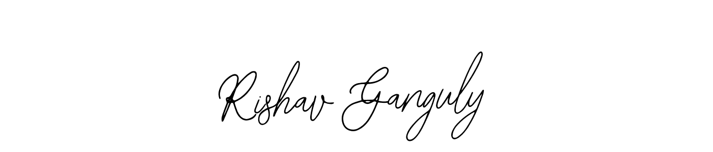 You should practise on your own different ways (Bearetta-2O07w) to write your name (Rishav Ganguly) in signature. don't let someone else do it for you. Rishav Ganguly signature style 12 images and pictures png