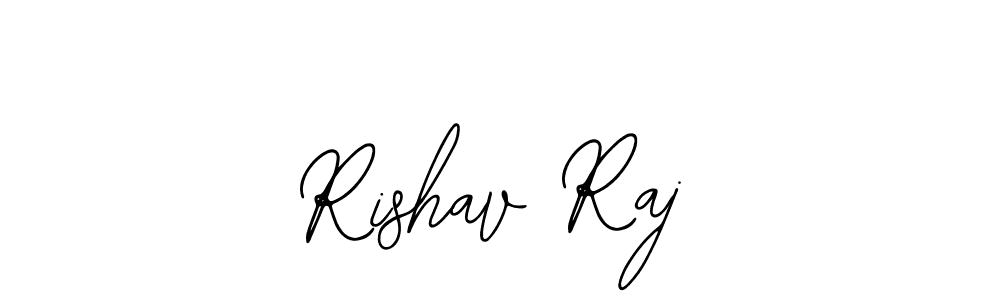 Use a signature maker to create a handwritten signature online. With this signature software, you can design (Bearetta-2O07w) your own signature for name Rishav Raj. Rishav Raj signature style 12 images and pictures png