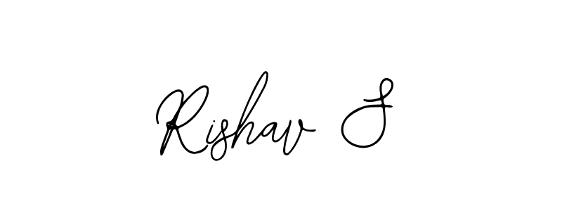 It looks lik you need a new signature style for name Rishav S. Design unique handwritten (Bearetta-2O07w) signature with our free signature maker in just a few clicks. Rishav S signature style 12 images and pictures png