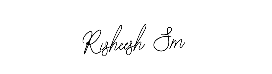 You should practise on your own different ways (Bearetta-2O07w) to write your name (Risheesh Sm) in signature. don't let someone else do it for you. Risheesh Sm signature style 12 images and pictures png