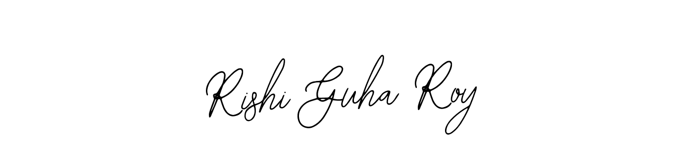The best way (Bearetta-2O07w) to make a short signature is to pick only two or three words in your name. The name Rishi Guha Roy include a total of six letters. For converting this name. Rishi Guha Roy signature style 12 images and pictures png
