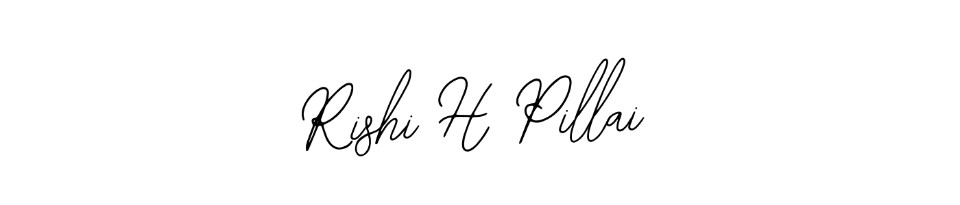 This is the best signature style for the Rishi H Pillai name. Also you like these signature font (Bearetta-2O07w). Mix name signature. Rishi H Pillai signature style 12 images and pictures png