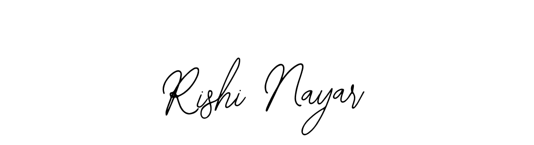 You should practise on your own different ways (Bearetta-2O07w) to write your name (Rishi Nayar) in signature. don't let someone else do it for you. Rishi Nayar signature style 12 images and pictures png