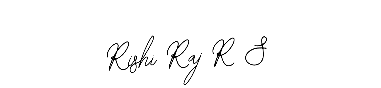 Use a signature maker to create a handwritten signature online. With this signature software, you can design (Bearetta-2O07w) your own signature for name Rishi Raj R S. Rishi Raj R S signature style 12 images and pictures png