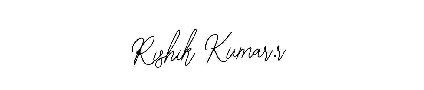 It looks lik you need a new signature style for name Rishik Kumar.r. Design unique handwritten (Bearetta-2O07w) signature with our free signature maker in just a few clicks. Rishik Kumar.r signature style 12 images and pictures png