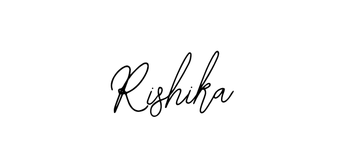 Use a signature maker to create a handwritten signature online. With this signature software, you can design (Bearetta-2O07w) your own signature for name Rishika. Rishika signature style 12 images and pictures png