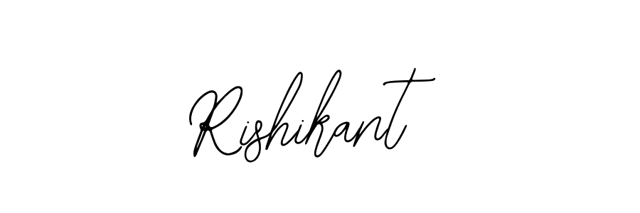 How to make Rishikant name signature. Use Bearetta-2O07w style for creating short signs online. This is the latest handwritten sign. Rishikant signature style 12 images and pictures png