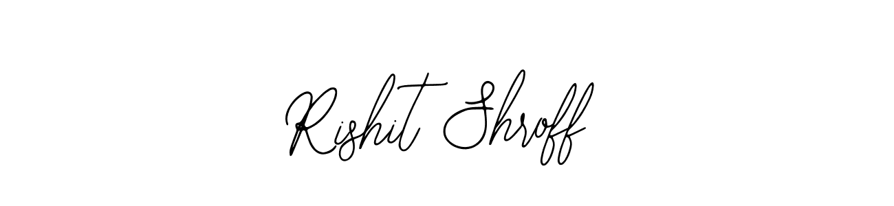 This is the best signature style for the Rishit Shroff name. Also you like these signature font (Bearetta-2O07w). Mix name signature. Rishit Shroff signature style 12 images and pictures png