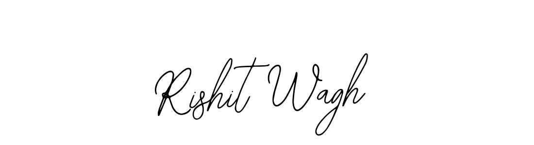 You should practise on your own different ways (Bearetta-2O07w) to write your name (Rishit Wagh) in signature. don't let someone else do it for you. Rishit Wagh signature style 12 images and pictures png