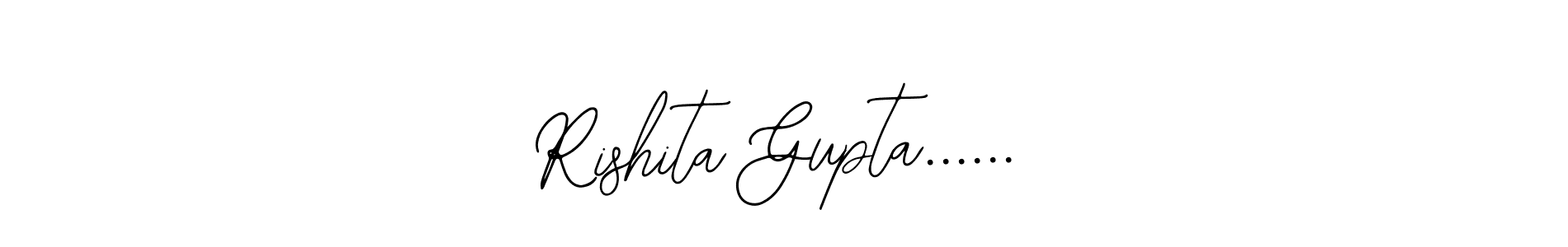 Make a beautiful signature design for name Rishita Gupta....... With this signature (Bearetta-2O07w) style, you can create a handwritten signature for free. Rishita Gupta...... signature style 12 images and pictures png
