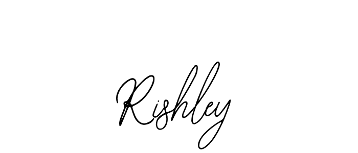 The best way (Bearetta-2O07w) to make a short signature is to pick only two or three words in your name. The name Rishley include a total of six letters. For converting this name. Rishley signature style 12 images and pictures png