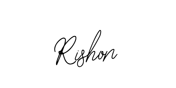 Bearetta-2O07w is a professional signature style that is perfect for those who want to add a touch of class to their signature. It is also a great choice for those who want to make their signature more unique. Get Rishon name to fancy signature for free. Rishon signature style 12 images and pictures png