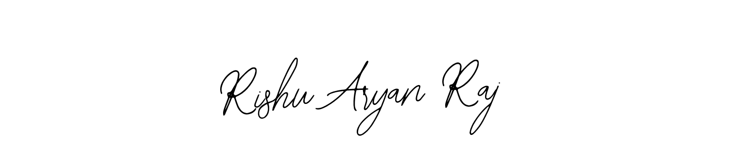 How to make Rishu Aryan Raj signature? Bearetta-2O07w is a professional autograph style. Create handwritten signature for Rishu Aryan Raj name. Rishu Aryan Raj signature style 12 images and pictures png