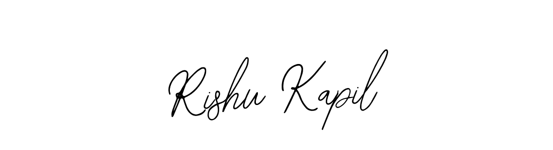 Also we have Rishu Kapil name is the best signature style. Create professional handwritten signature collection using Bearetta-2O07w autograph style. Rishu Kapil signature style 12 images and pictures png