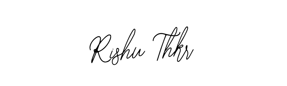 Make a beautiful signature design for name Rishu Thkr. Use this online signature maker to create a handwritten signature for free. Rishu Thkr signature style 12 images and pictures png
