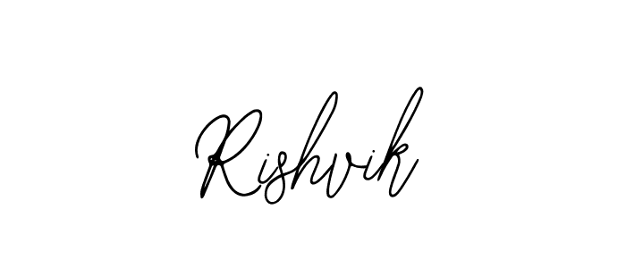 Make a beautiful signature design for name Rishvik. Use this online signature maker to create a handwritten signature for free. Rishvik signature style 12 images and pictures png