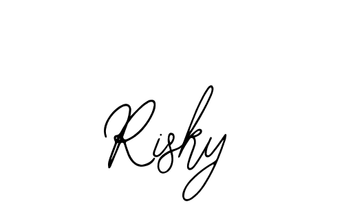 Use a signature maker to create a handwritten signature online. With this signature software, you can design (Bearetta-2O07w) your own signature for name Risky. Risky signature style 12 images and pictures png