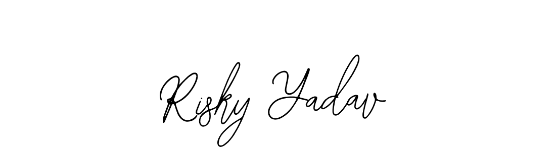 Risky Yadav stylish signature style. Best Handwritten Sign (Bearetta-2O07w) for my name. Handwritten Signature Collection Ideas for my name Risky Yadav. Risky Yadav signature style 12 images and pictures png