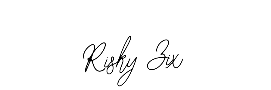 Risky Zix stylish signature style. Best Handwritten Sign (Bearetta-2O07w) for my name. Handwritten Signature Collection Ideas for my name Risky Zix. Risky Zix signature style 12 images and pictures png
